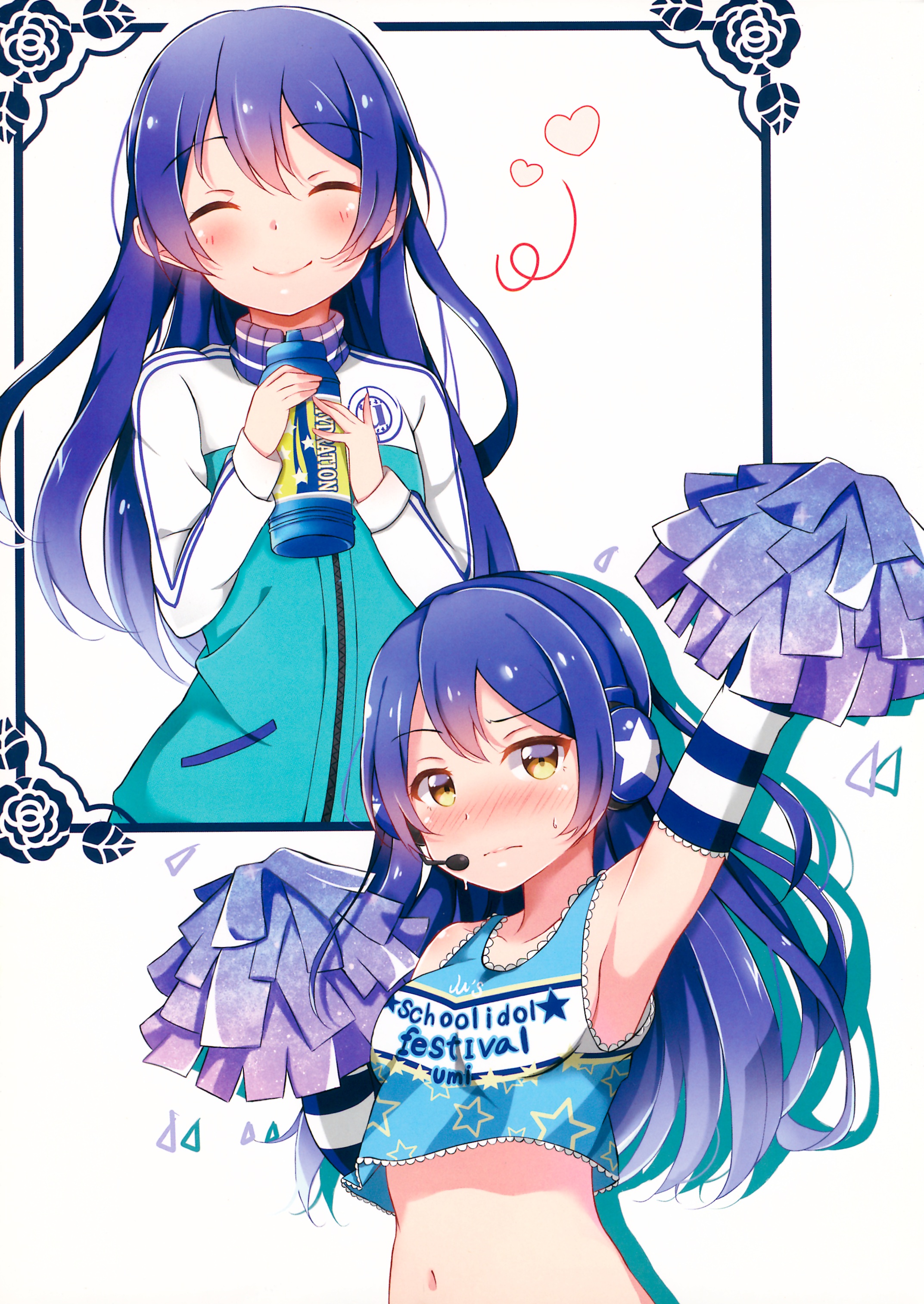 Dorisu2 Love Live Sonoda Umi Cheerleader Gym Uniform 756511 Yande Re